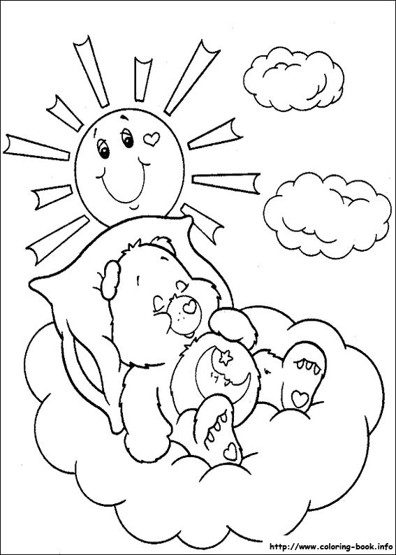 The Care Bears coloring picture